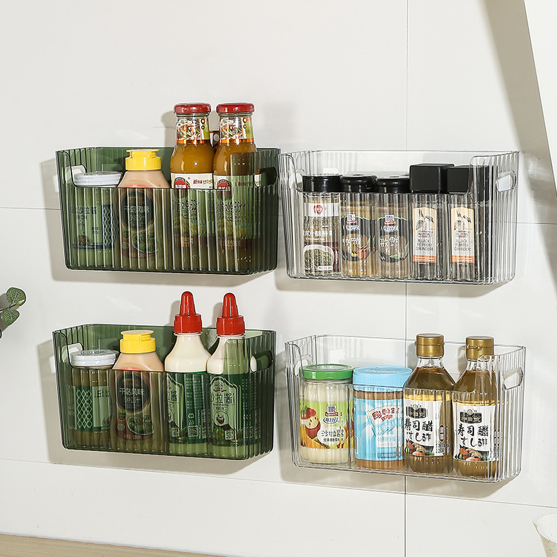Kitchen Baking Tins - Zelfklevende koelkastopbergdoos, keukenorganizer met grote capaciteit,