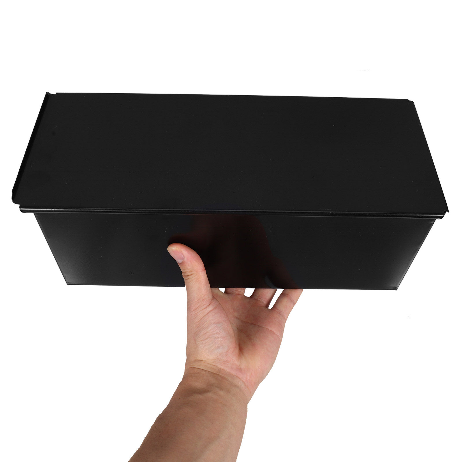 Kitchen Oven Baking Pans - 1 stuks zwarte broodvorm met deksel,