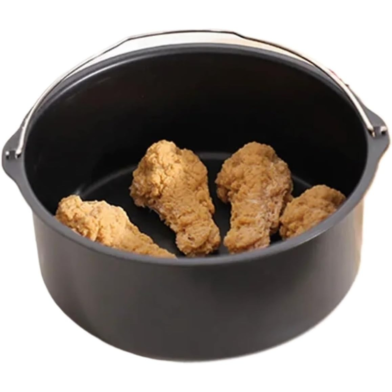 Kitchen Appliances For Baking - Metalen cakevorm Ronde Airfryer Pot Bakvorm
