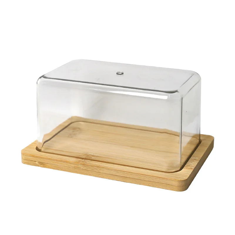 Kitchen Baking Tins - Nordic aanrecht bamboe boterschotel plaat met