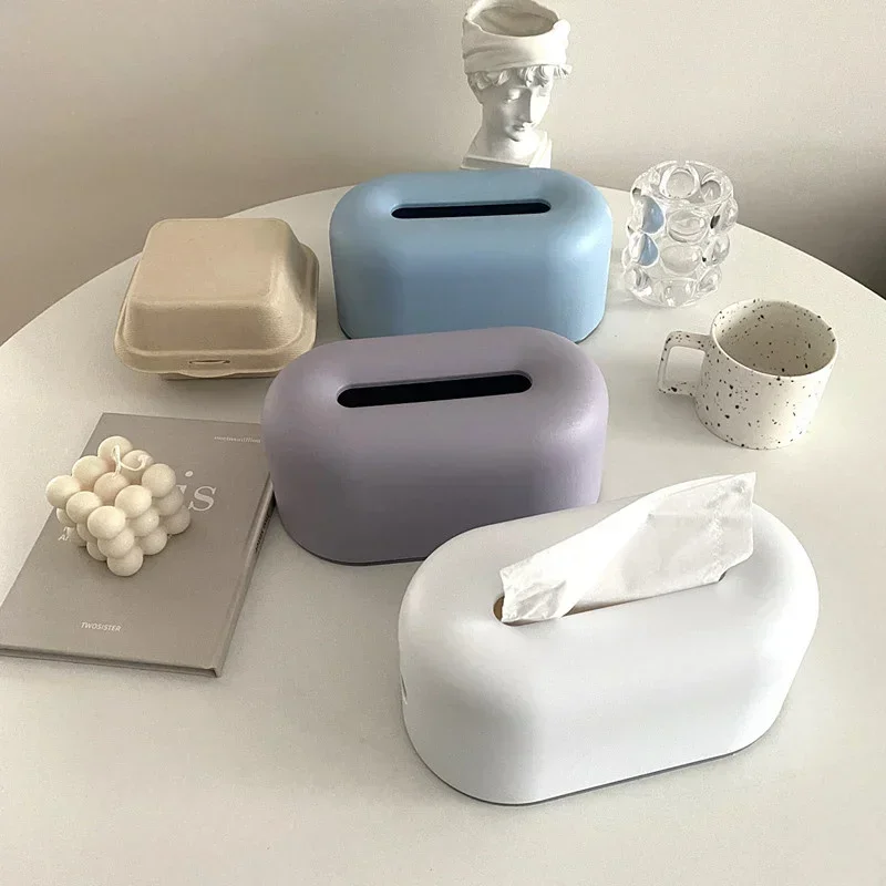 Kitchen Baking Tray Storage - Ins Witte Plastic Tissue Box Tafelorganizer