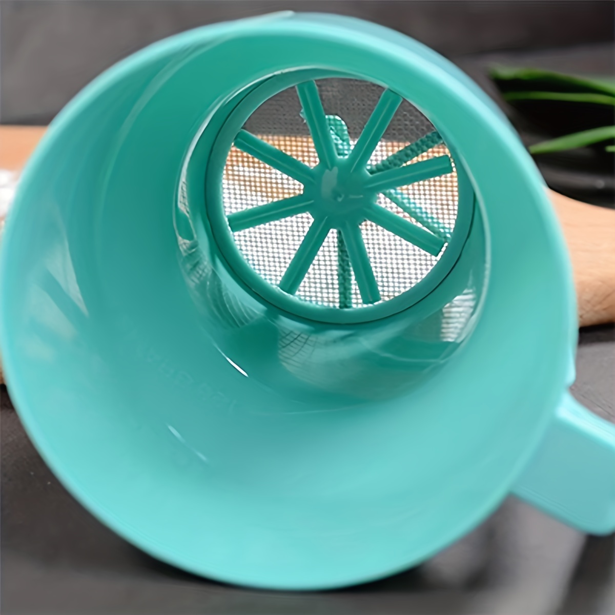 Baking Powder Kitchen - 1 Pc-Plastic Handbediende Poeder Shaker Mesh