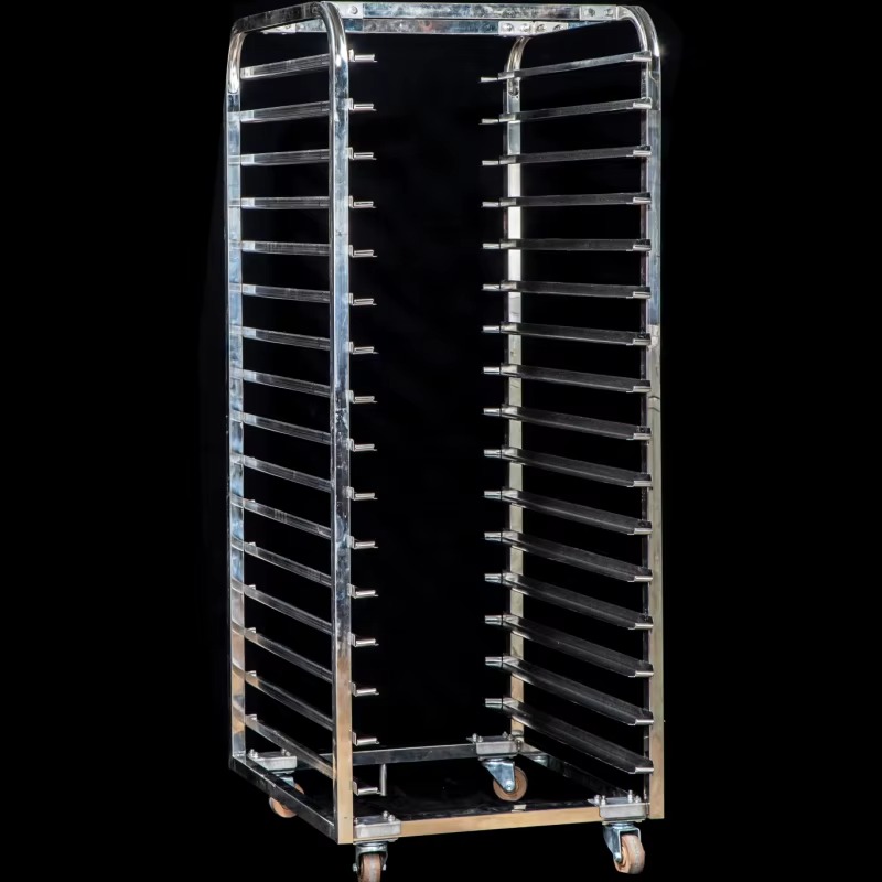 Kitchen Baking Cart - Keukenapparatuur 20-laags roestvrijstalen bakplaatrek, bakplaatwagen, bakkerijwagen