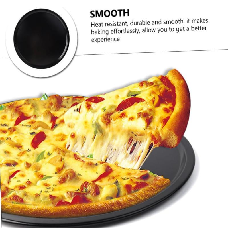 Kitchen Oven Baking Pans - 10/11/12/14 Inch Pizza Bakpan Anti-aanbak Koolstofstaal