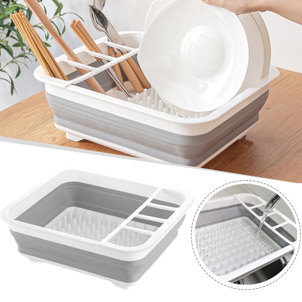 Kitchen Baking Tray Storage - Opvouwbare afdruipbak, serviesorganizer, gootsteen droogrek, draagbare
