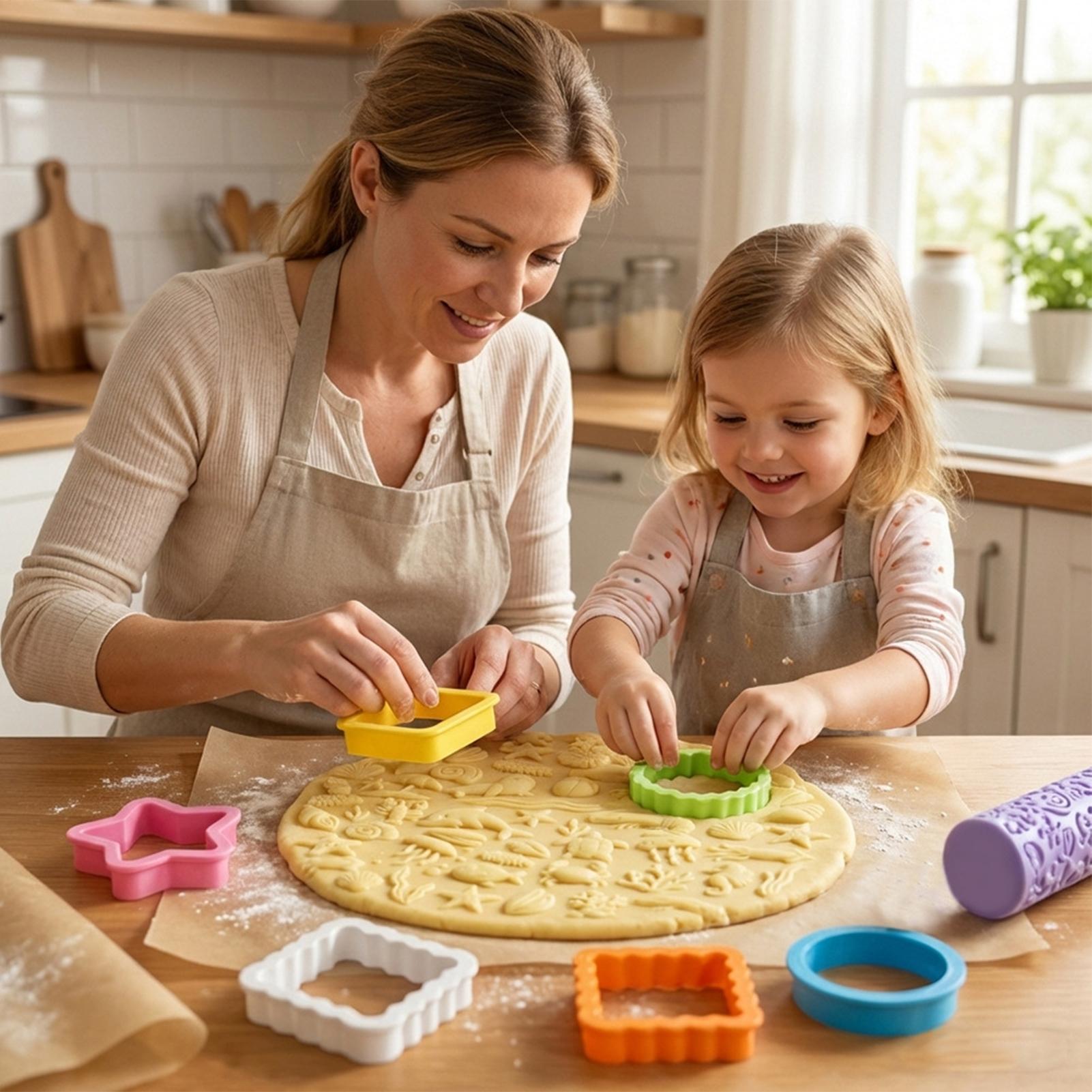Kitchen Baking Cake - Leuke koekjesvormpjes Cartoon bakken embossing stempels