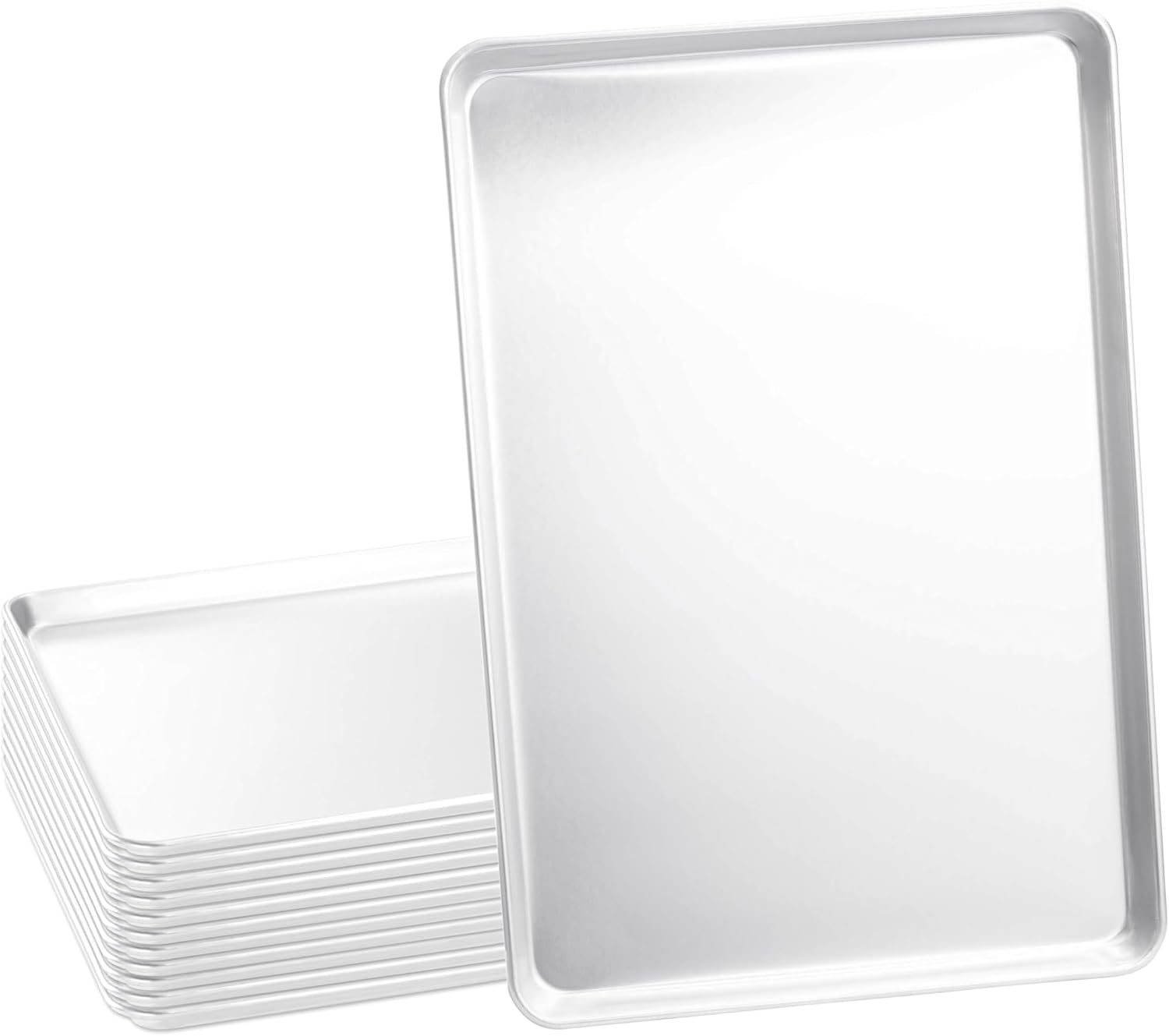 Kitchen Oven Baking Pans - Volledige maat commerciële aluminium bakplaten, grote