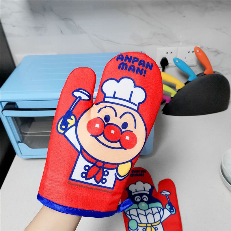 Kitchen And Baking - 2 stuks Anpanman geïsoleerde handschoenen voor