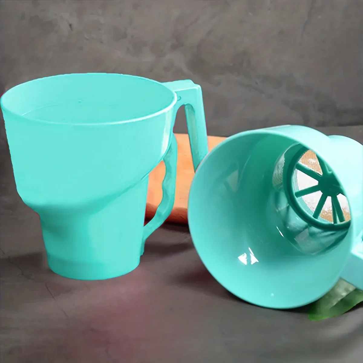 Baking Powder Kitchen - 1 st-Keukenaccessoires Cup type semi-automatisch filterscherm