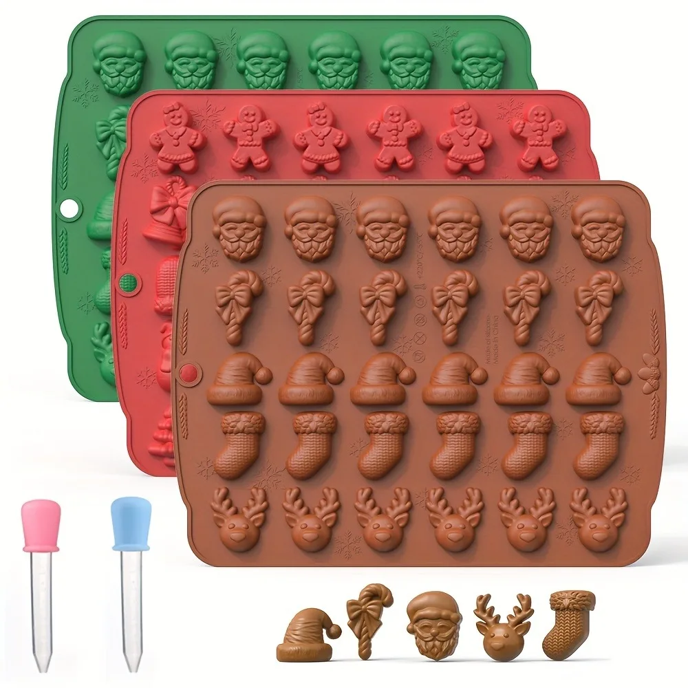 Kitchen Appliances For Baking - Kerst Siliconen Chocolade Schimmel Gingerbread Man