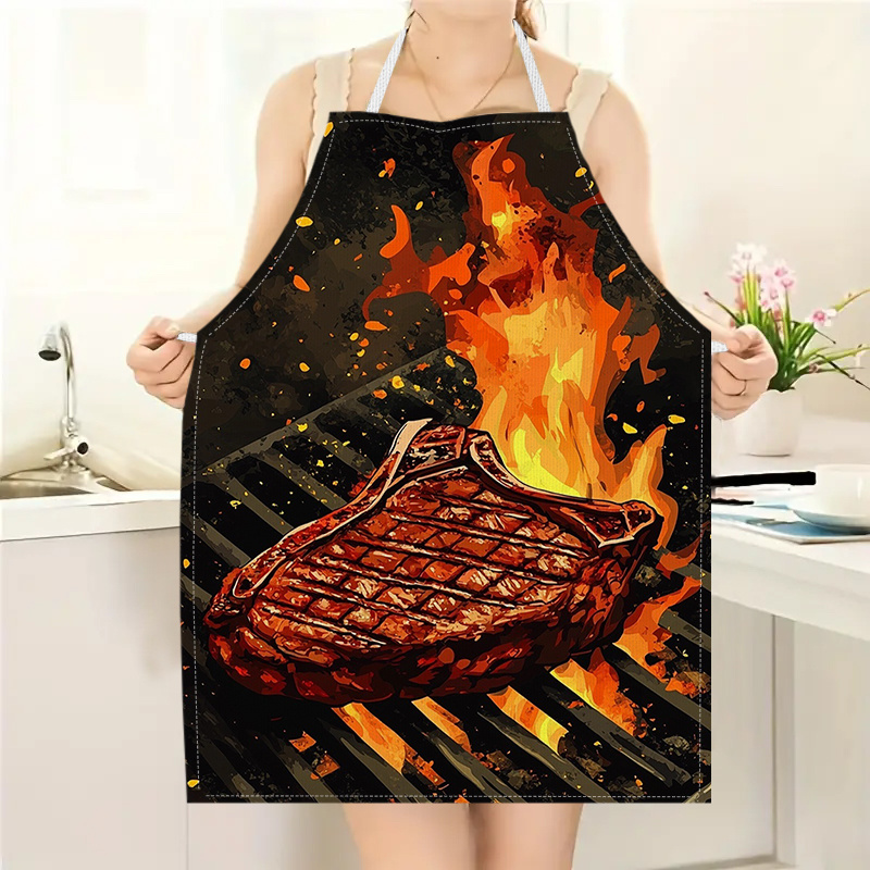 Kitchen Baking Area Ideas - 1 stks BBQ Steak Schort met