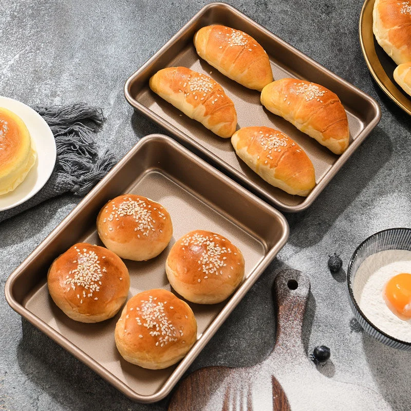 Kitchen Oven Baking Pans - Rechthoek Koolstofstaal Taart Bakplaat Non-stick Chocolade