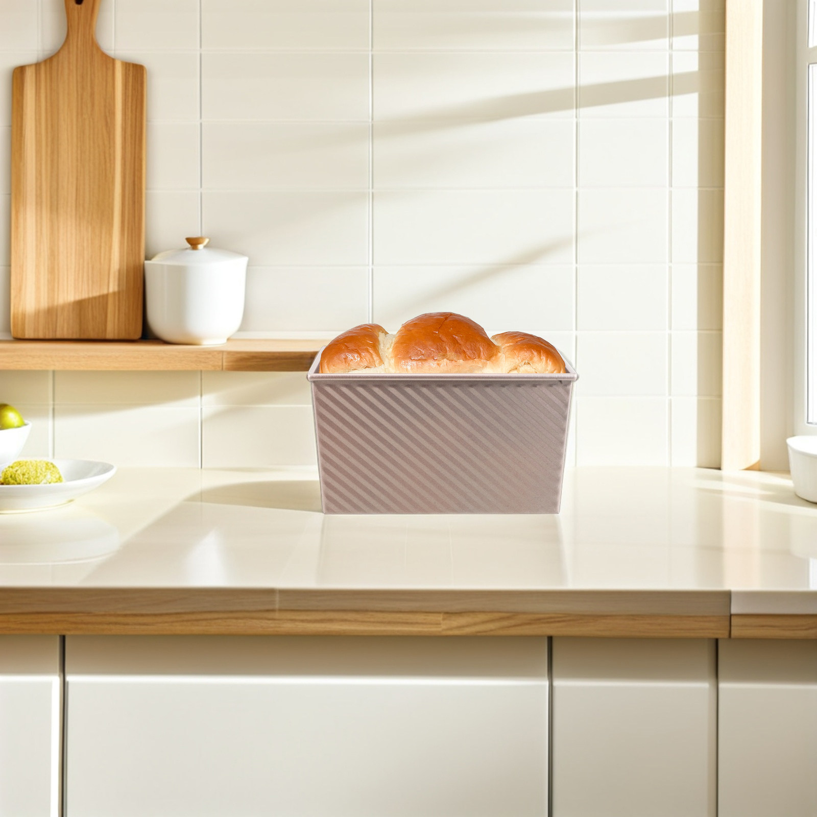 Kitchen Baking Cake - Rechthoekige toastpan met antiaanbaklaag Koolstofstaal broodvorm