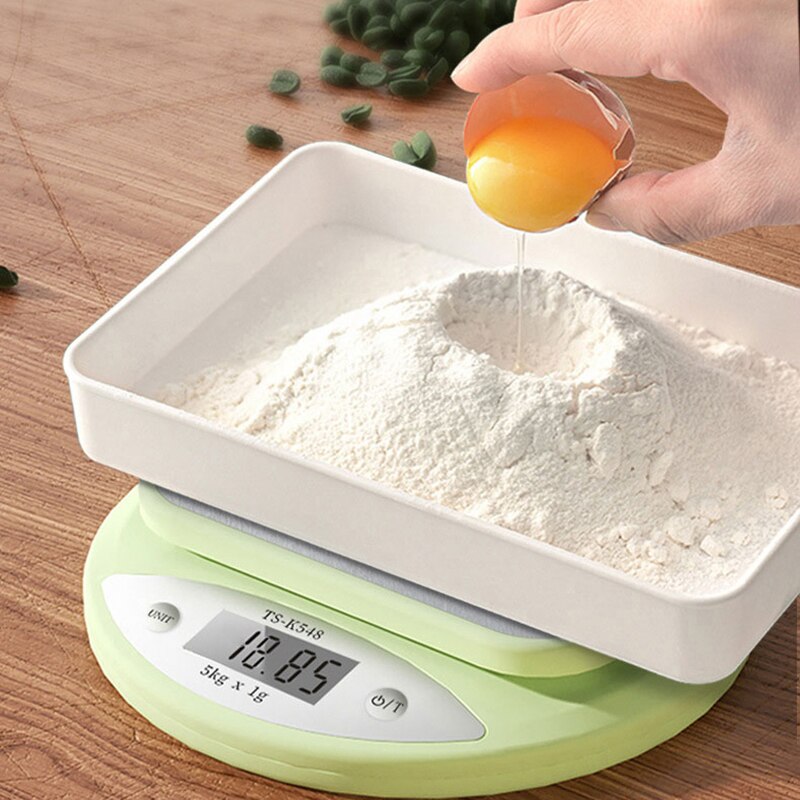 Kitchen And Baking - Digitale keukenweegschaal 5kg/1g Precisie elektronische weegschaal