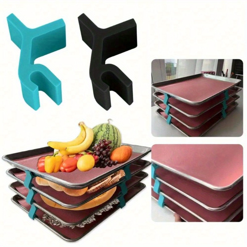 Kitchen Baking Sheet Organizer - Stapelbare bakplaat organisator ruimte koekjesbak rek