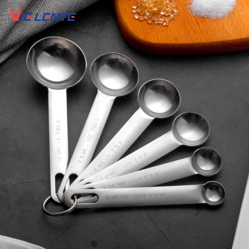 Baking Powder Kitchen - Multifunctionele food-grade roestvrijstalen maatlepel koffiepoeder kruidenmaat