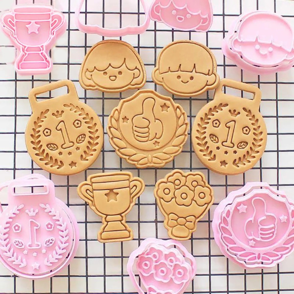 Kitchen Baking Cake - Medailles Trofeeën Koekjesvormpjes Cartoon Cake Biscuitvorm
