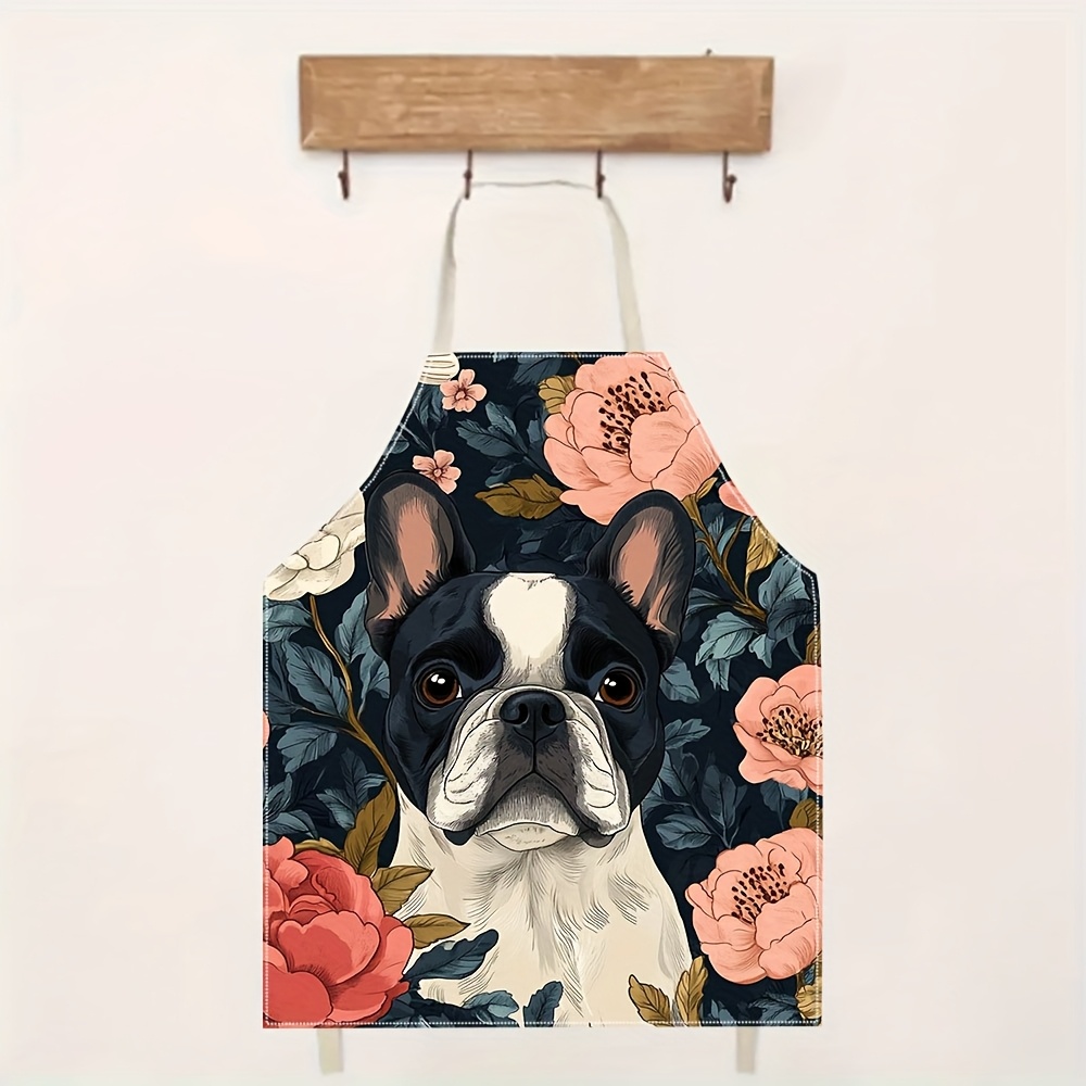 Franse Bulldog bloemenschort - - Kitchen Baking Area Ideas recensie en prijs