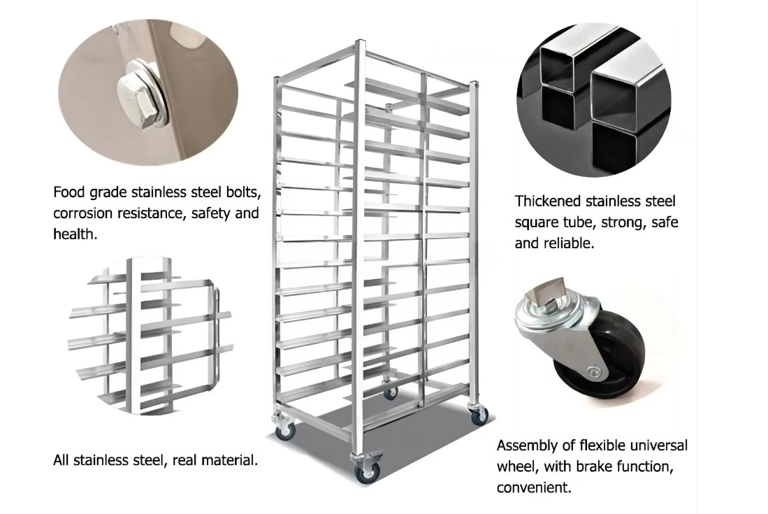 Keukenapparatuur Winkelwagen B - Kitchen Baking Cart recensie en prijs