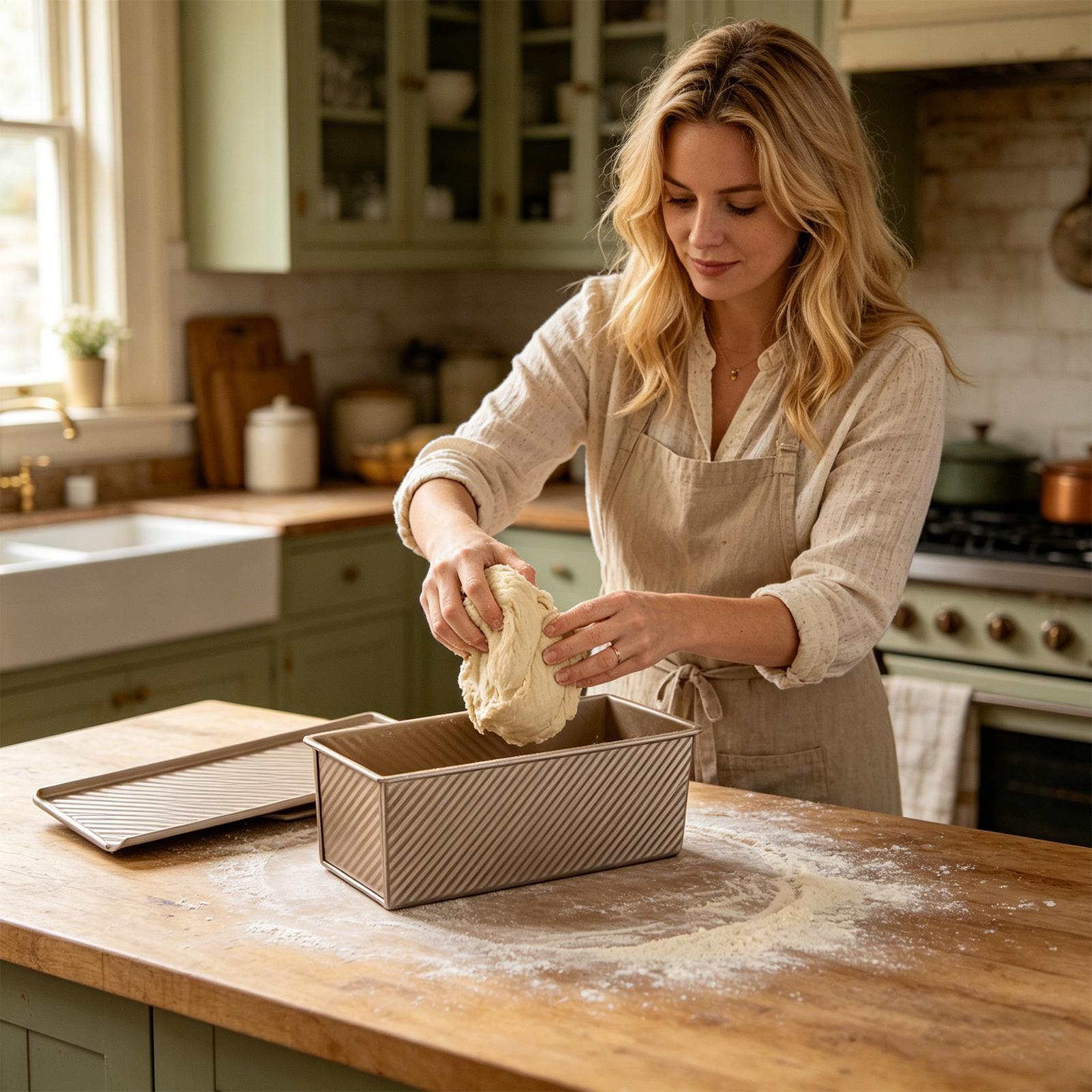 Broodbakvorm Gegolfd Koolstofs - Kitchen Baking Tins recensie en prijs