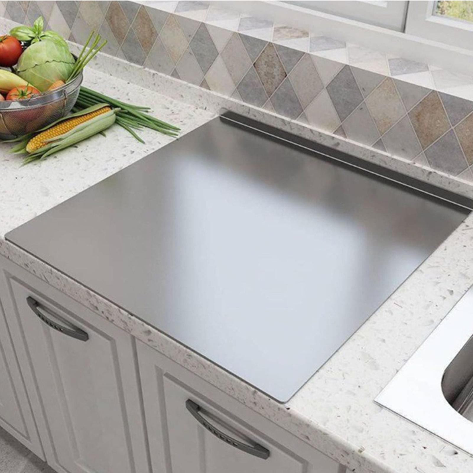 Roestvrijstalen snijplank met  - Kitchen And Baking recensie en prijs