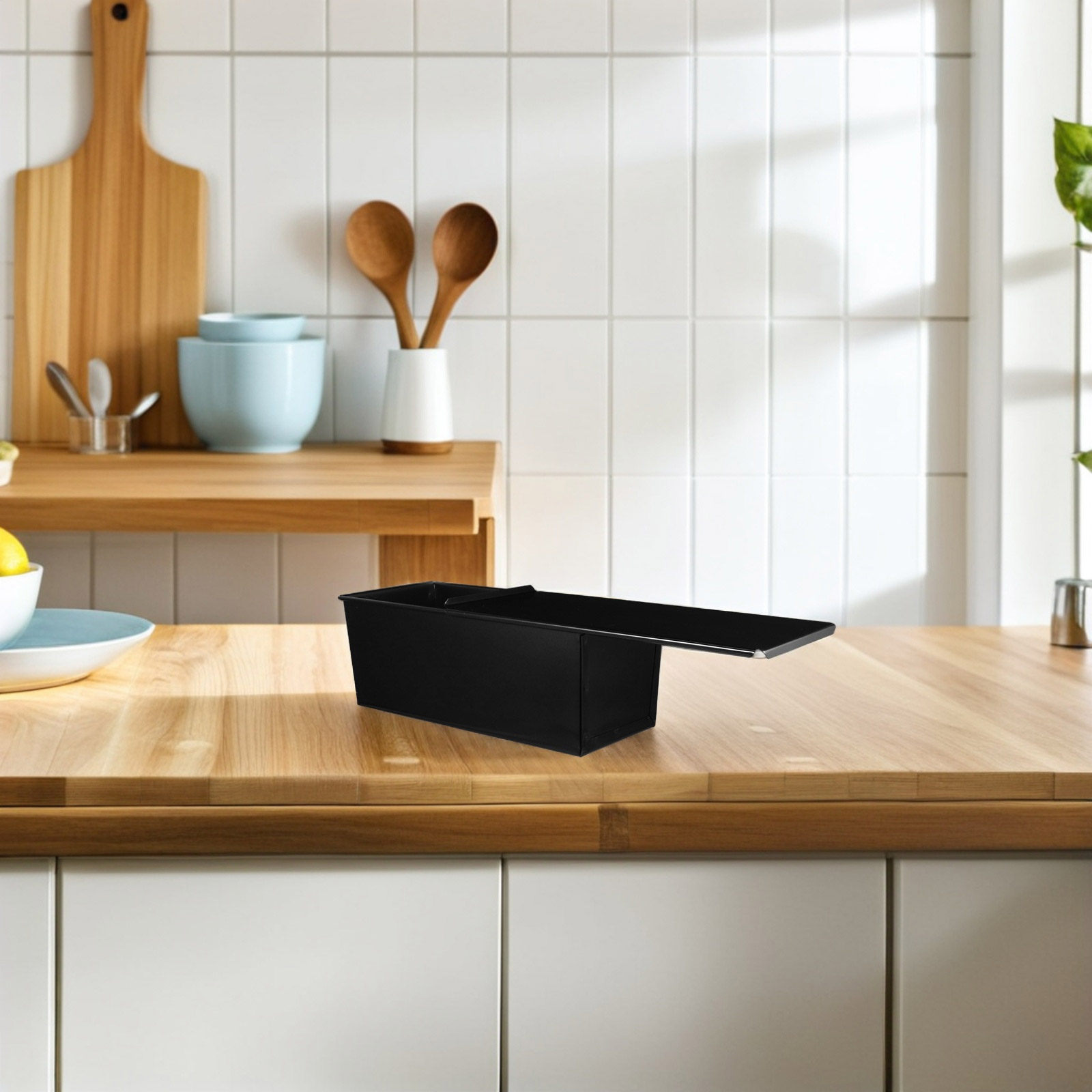 1 stuks zwarte broodvorm met d - Kitchen Oven Baking Pans recensie en prijs
