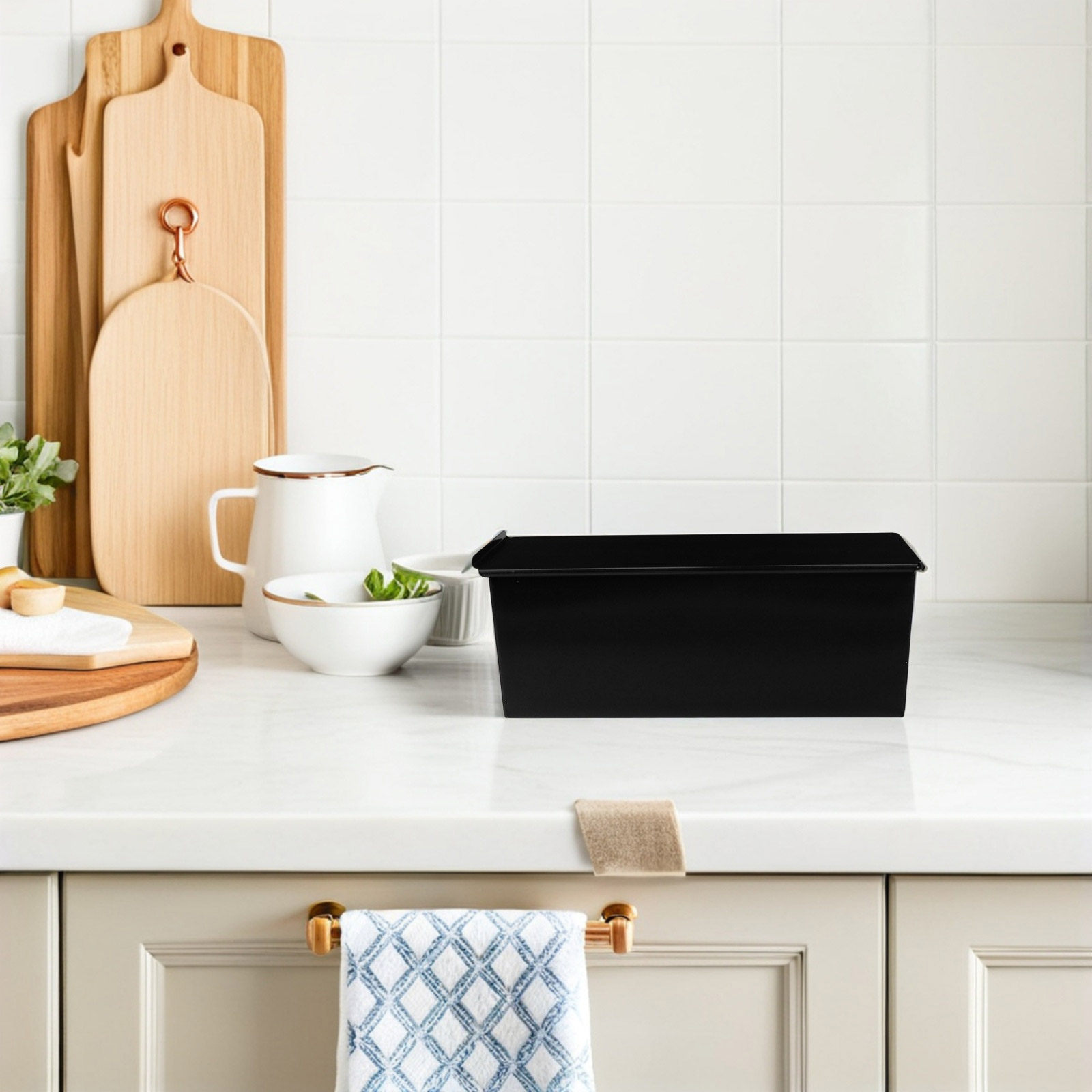 1 stuks zwarte broodvorm met d - Kitchen Oven Baking Pans recensie en prijs