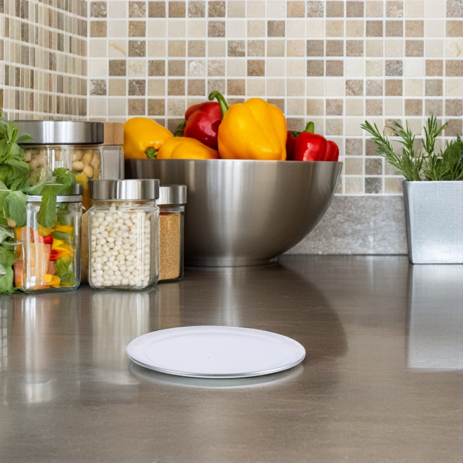 9 inch roestvrijstalen pizzaba - Kitchen Oven Baking Pans recensie en prijs