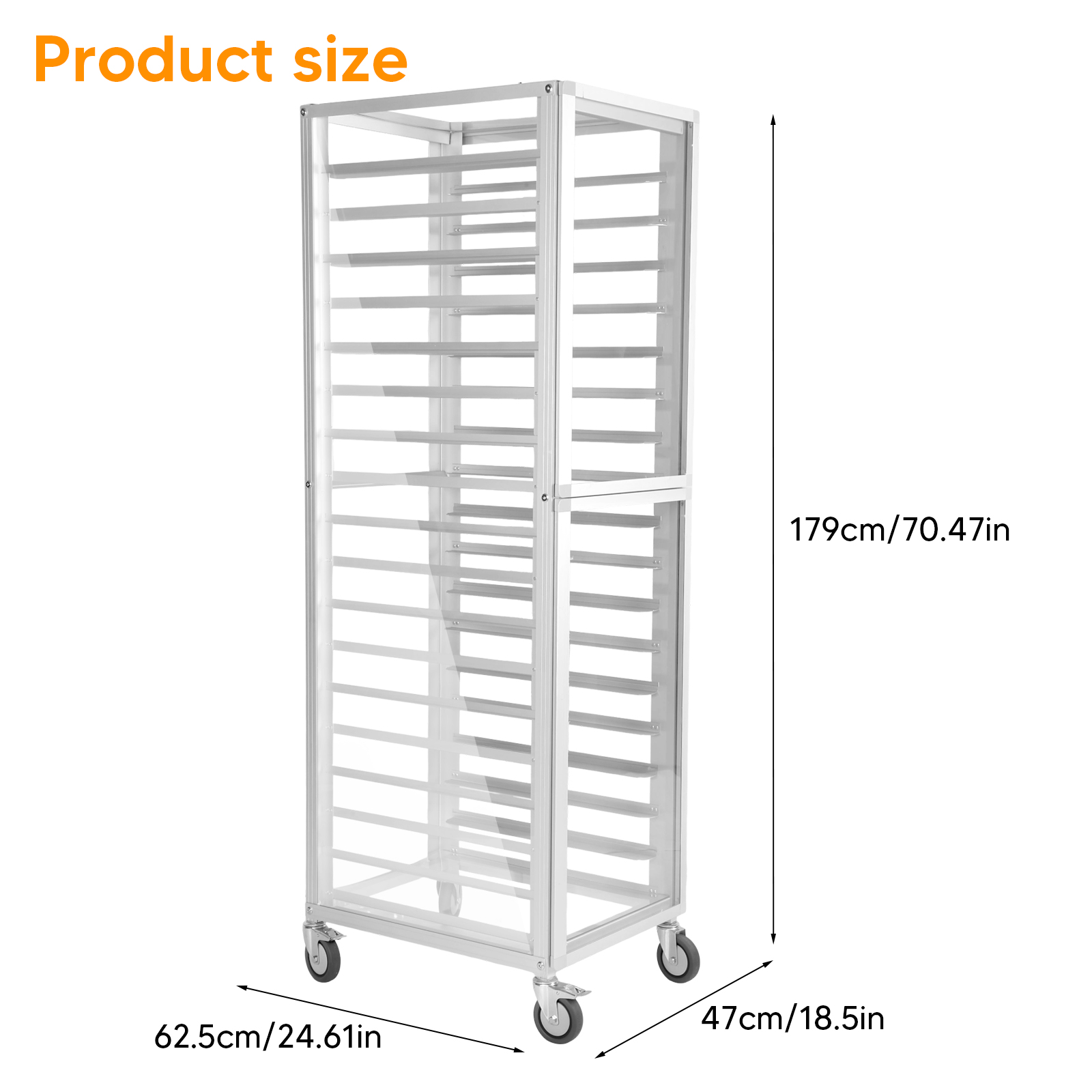 18-laags commerciële bakkerijr - Kitchen Baking Cart recensie en prijs