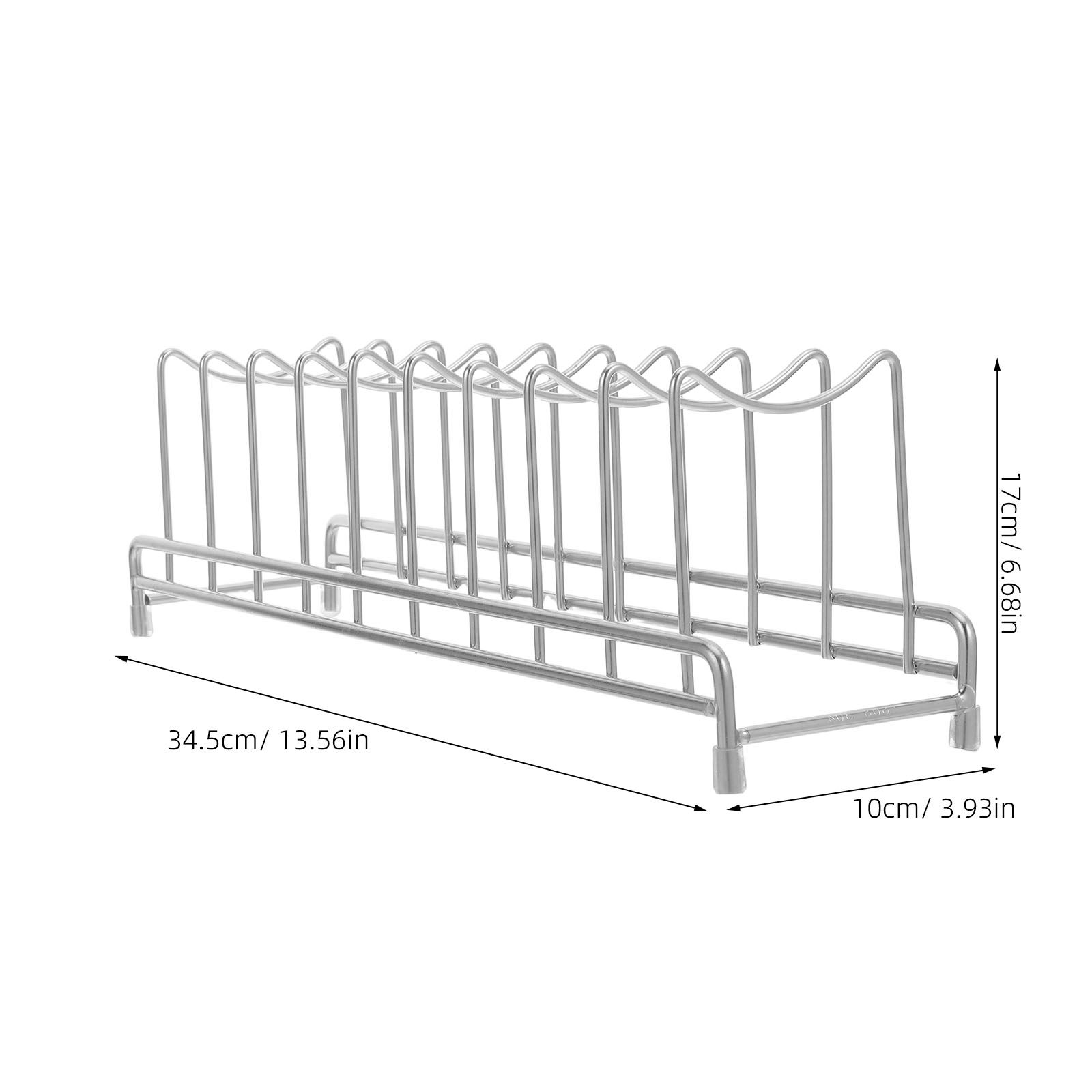 RVS dekselorganizer met 9 vakk - Kitchen Baking Sheet Organizer recensie en prijs
