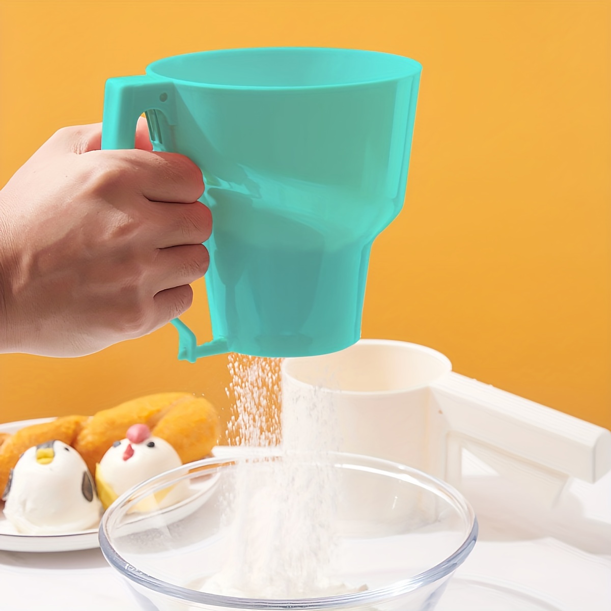 1 Pc-Plastic Handbediende Poed - Baking Powder Kitchen recensie en prijs