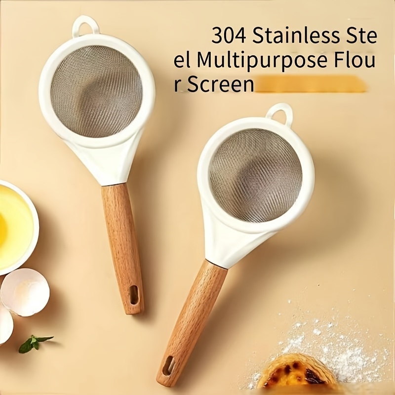 Nieuw type houten handvat meel - Baking Powder Kitchen recensie en prijs