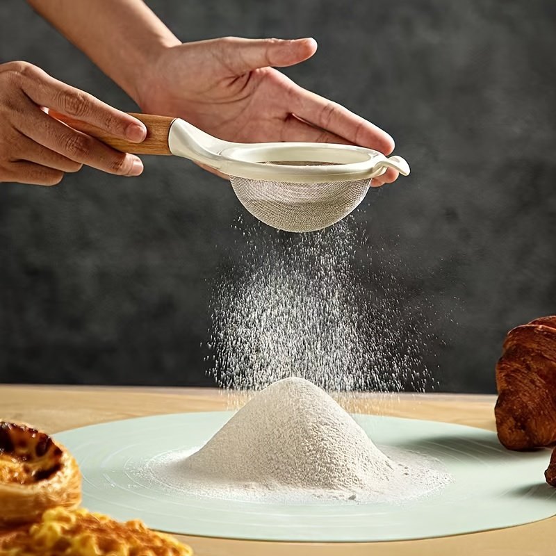 Nieuw type houten handvat meel - Baking Powder Kitchen recensie en prijs