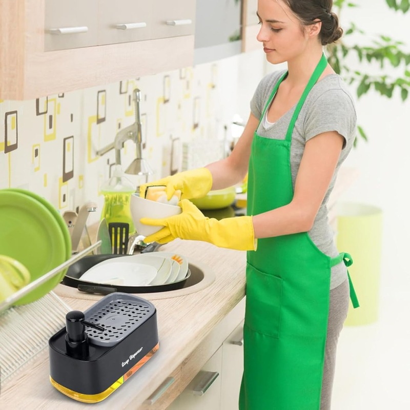 Dubbele pomp zeepdispenserset  - Kitchen Baking Tray Storage recensie en prijs