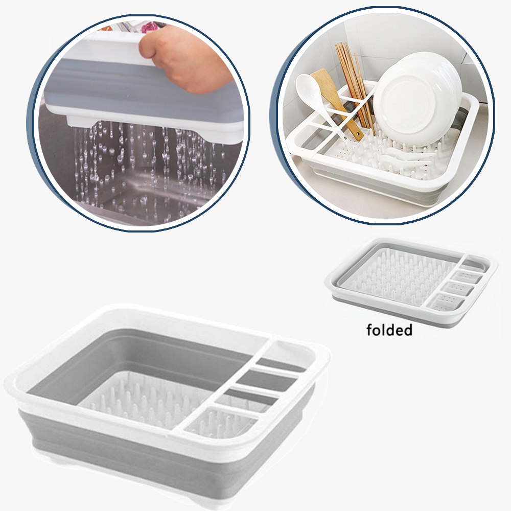 Opvouwbare afdruipbak, servies - Kitchen Baking Tray Storage recensie en prijs