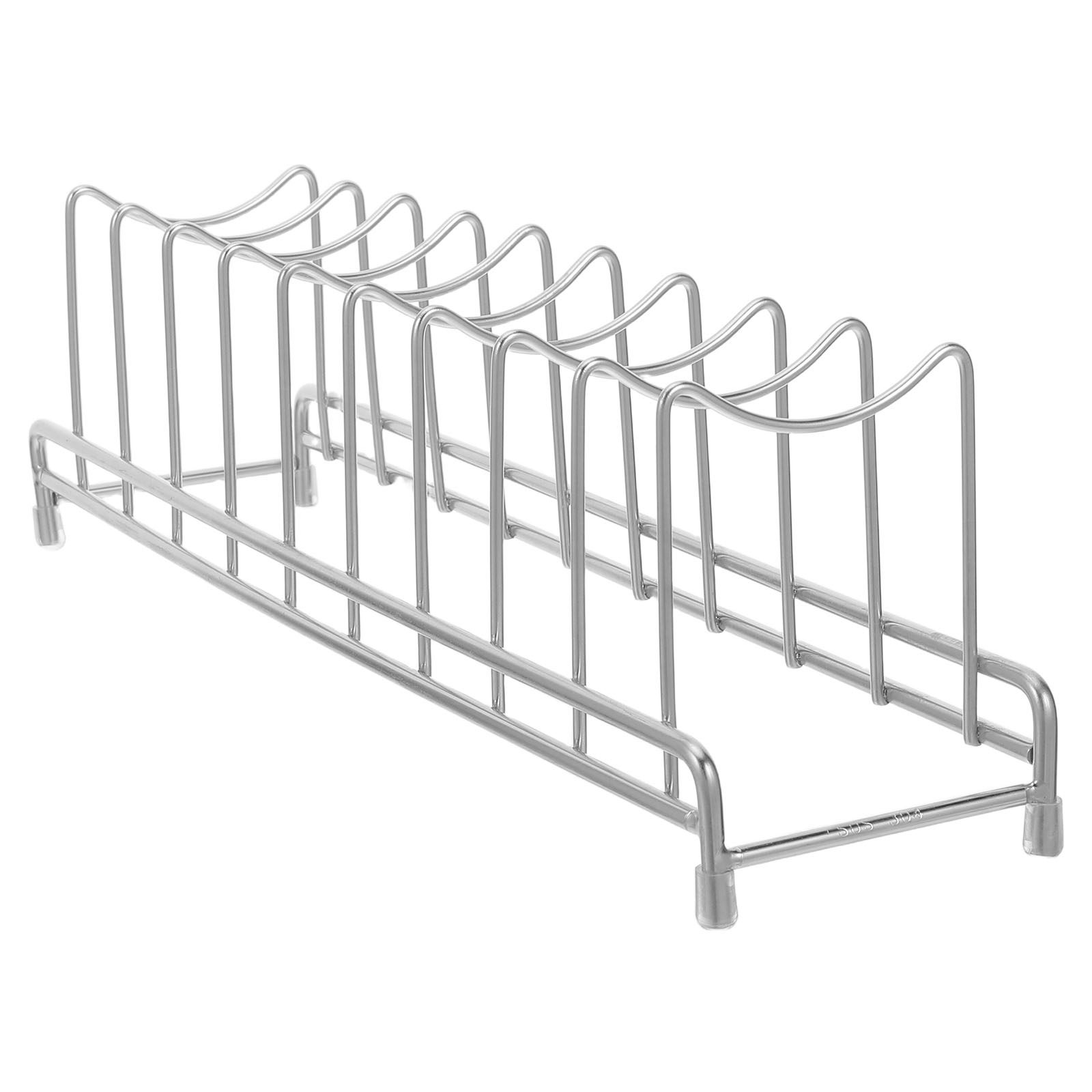 9-delige RVS dekselorganizer r - Kitchen Baking Sheet Organizer recensie en prijs