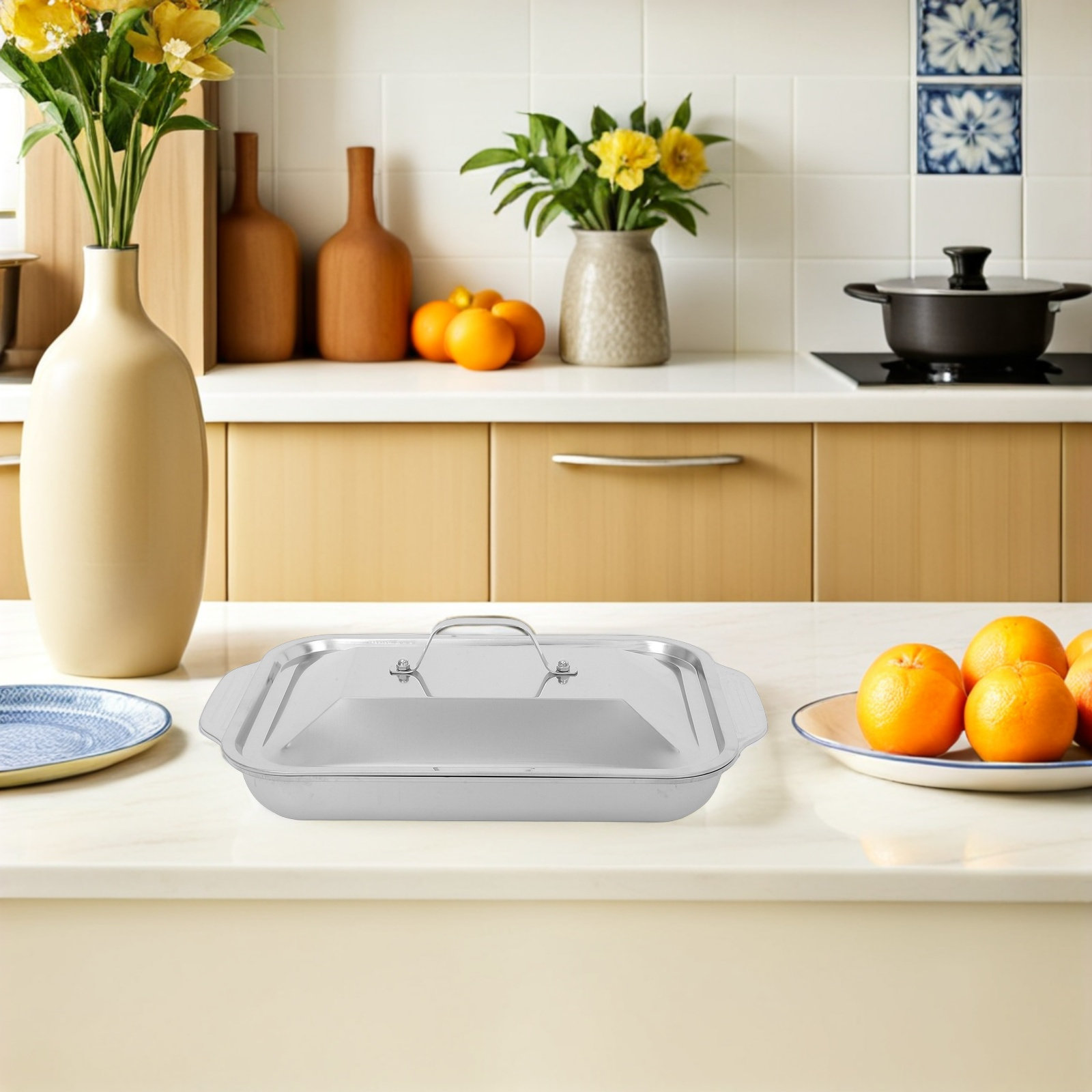 Rechthoekige grillplaat van ro - Kitchen Oven Baking Pans recensie en prijs