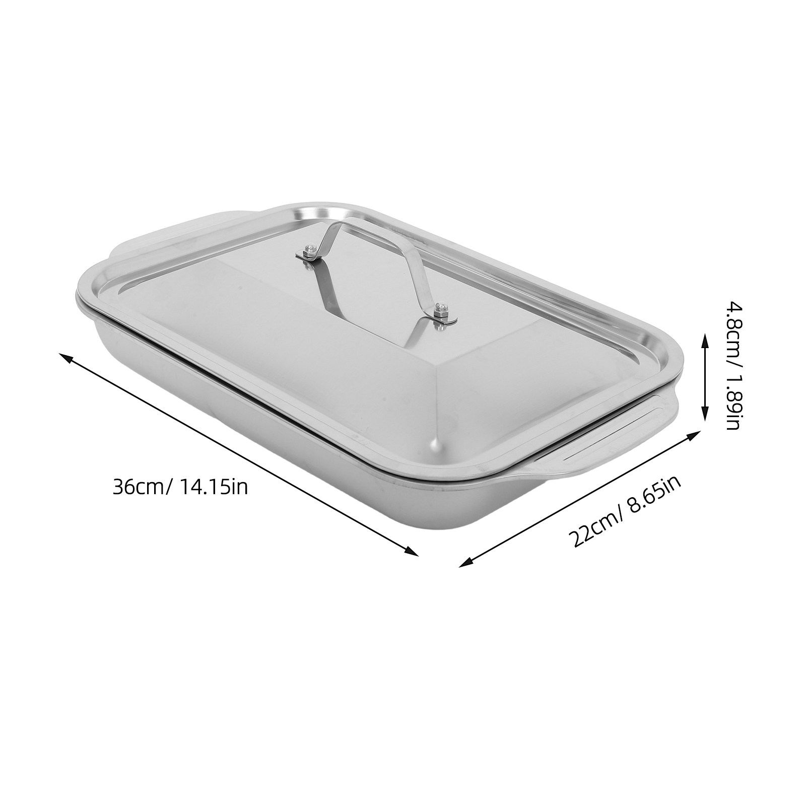 Rechthoekige grillplaat van ro - Kitchen Oven Baking Pans recensie en prijs