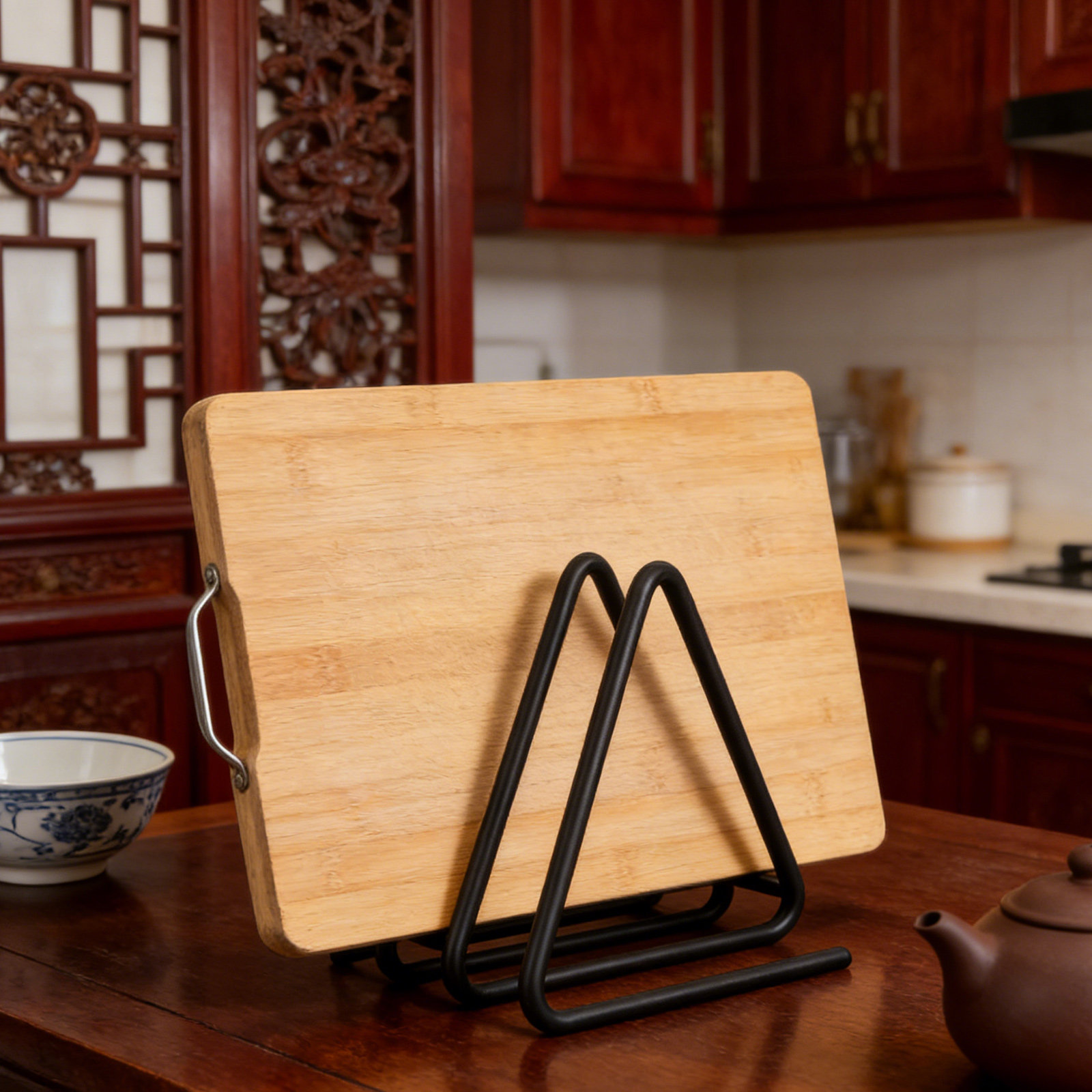 Driehoekige snijplankhouder, z - Kitchen Baking Sheet Organizer recensie en prijs