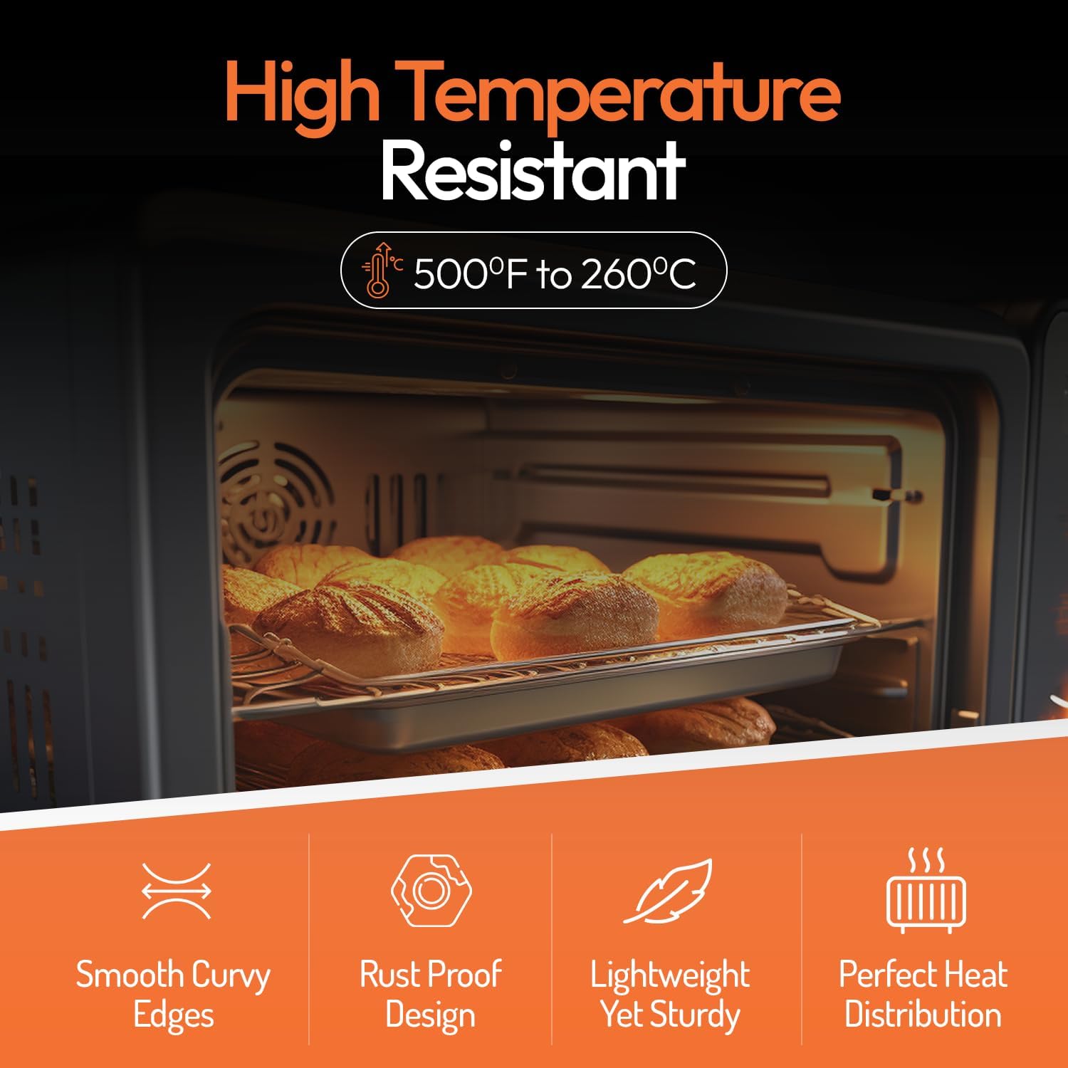Volledige maat commerciële alu - Kitchen Oven Baking Pans recensie en prijs