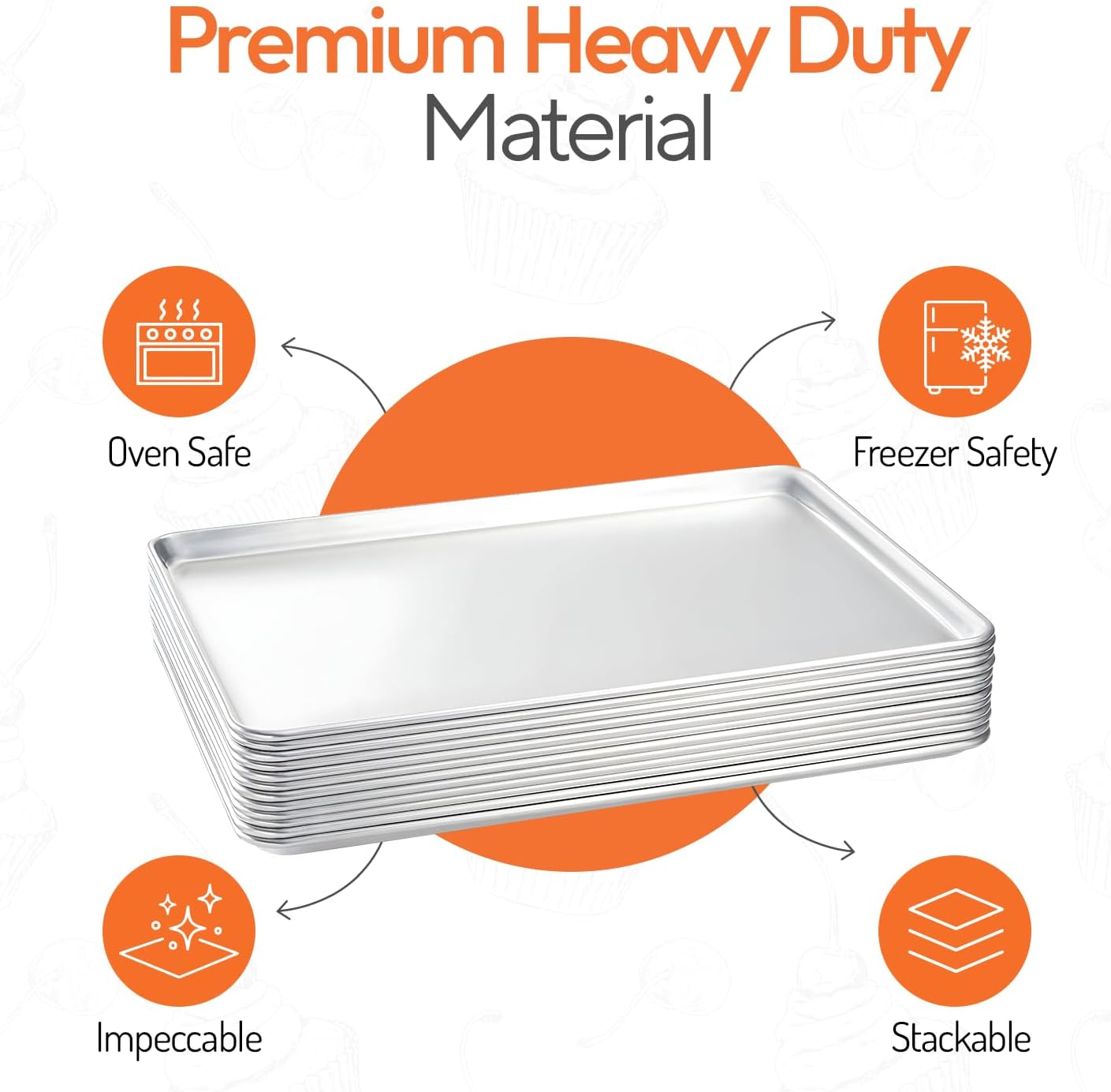 Volledige maat commerciële alu - Kitchen Oven Baking Pans recensie en prijs