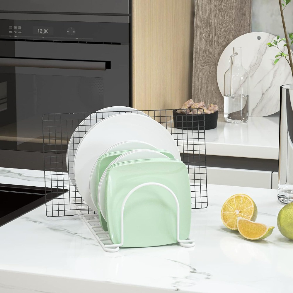 Verticale schotelorganizer voo - Kitchen Baking Sheet Organizer recensie en prijs