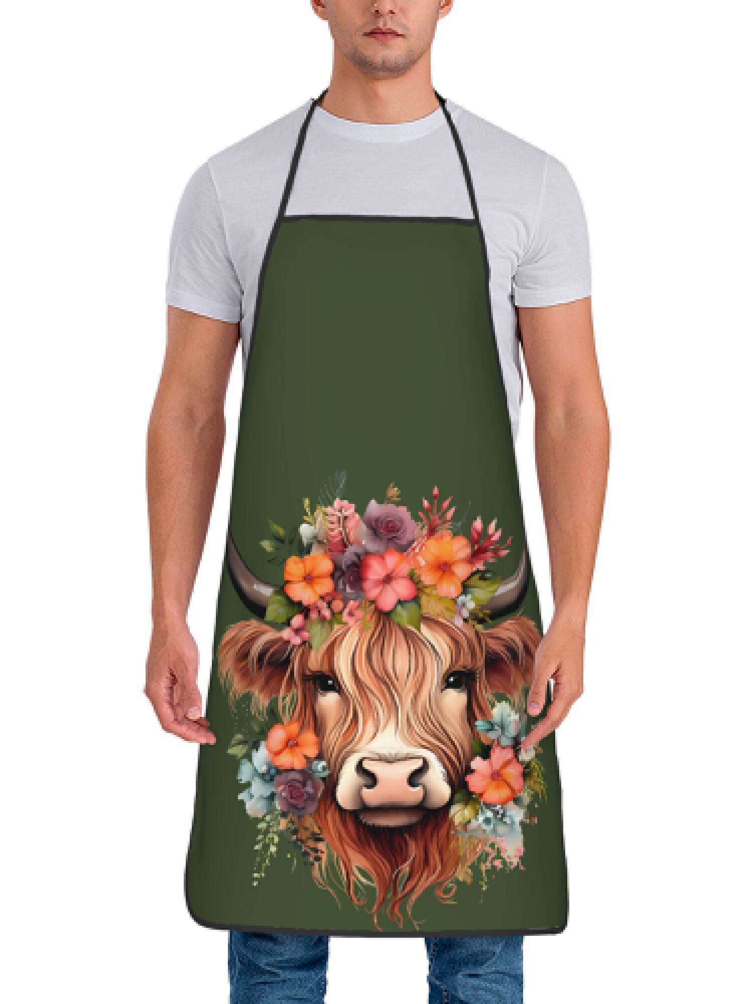 1 stuk Fun Highland Cow Floral - Baking Kitchen Design Ideas recensie en prijs