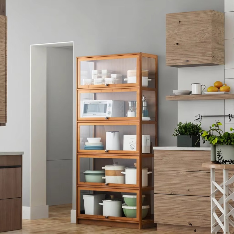 Keukenwagen mangohout verstelb - Kitchen Baking Cart recensie en prijs