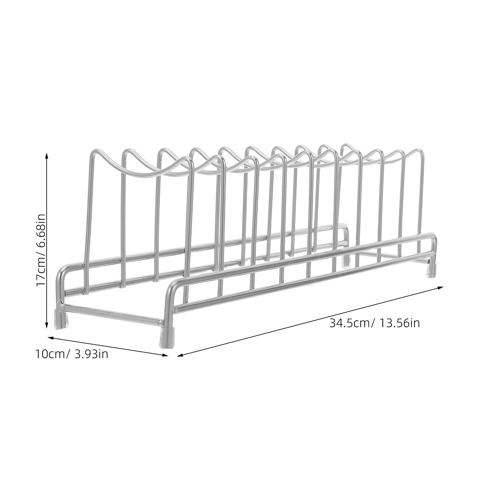 RVS 9-delige dekselorganizer r - Kitchen Baking Sheet Organizer recensie en prijs