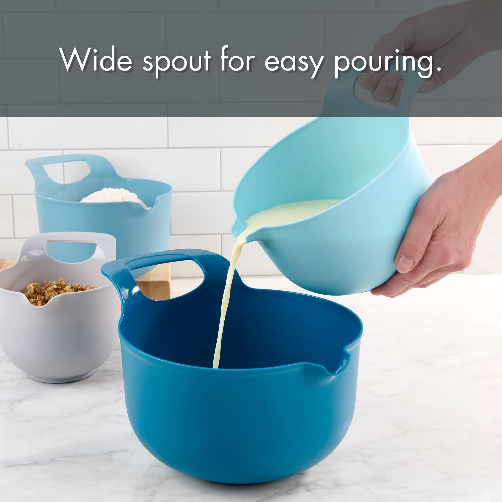Nesting Plastic Mengkommen Set - Kitchen Baking Utensil recensie en prijs