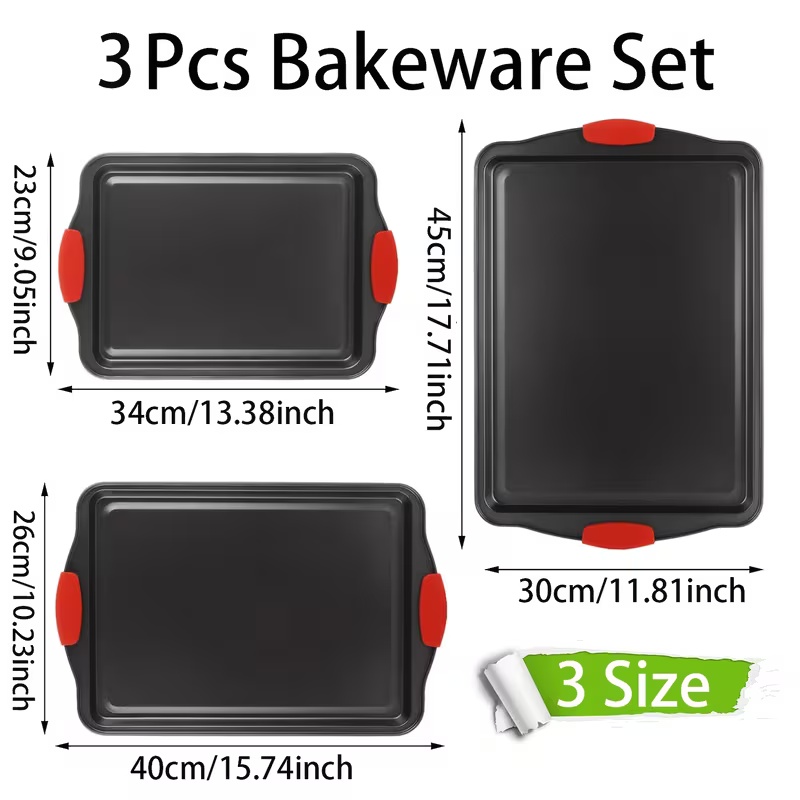 Nieuwe antiaanbakpan bakplaat  - Kitchen Oven Baking Pans recensie en prijs