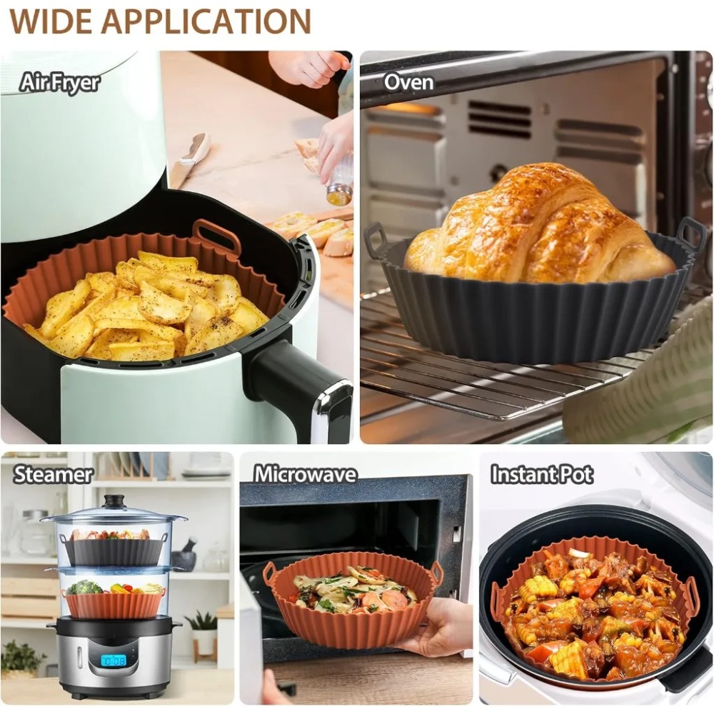 Airfryer siliconen mandje herb - Kitchen Oven Baking Pans recensie en prijs