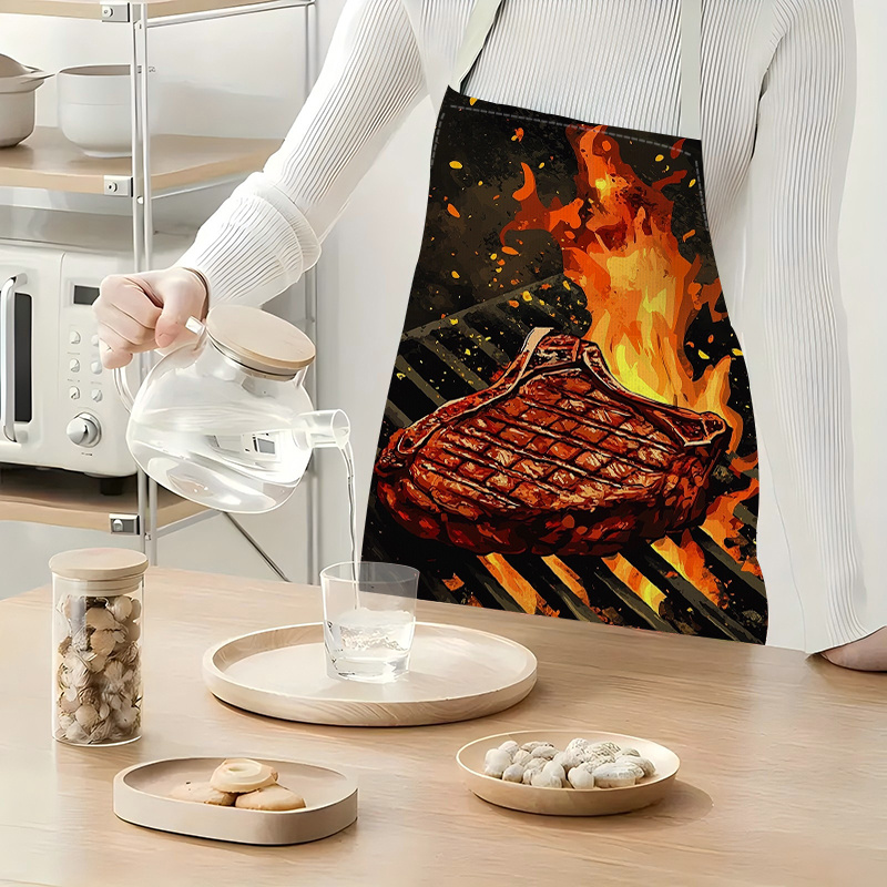 1 stks BBQ Steak Schort met Vl - Kitchen Baking Area Ideas recensie en prijs