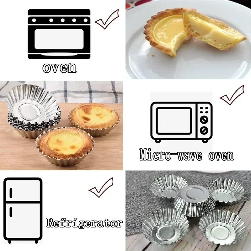 Aluminium 7Cm Ei Taart Mallen  - Kitchen Baking Tins recensie en prijs